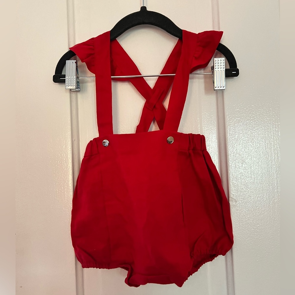 JACADI NWT linen onesie/overalls